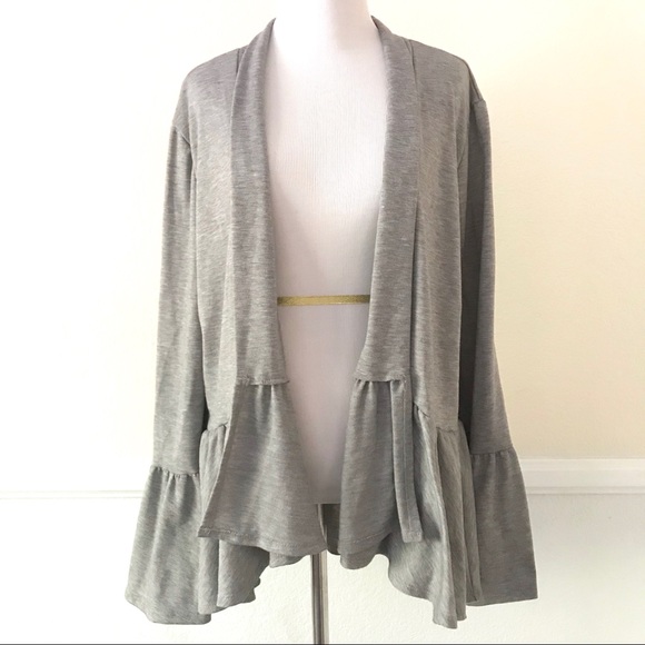 stone coloured cardigan